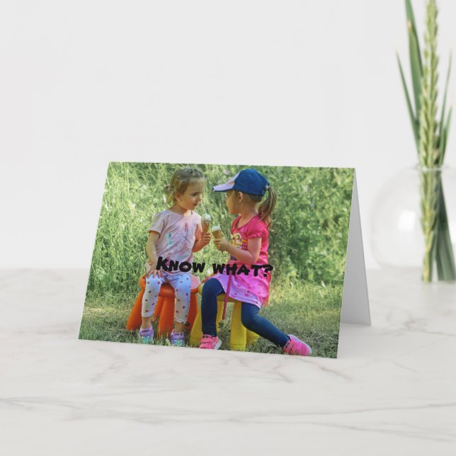 SAVOIR QUELLE CARTE D'AMITIÉ (Devant)