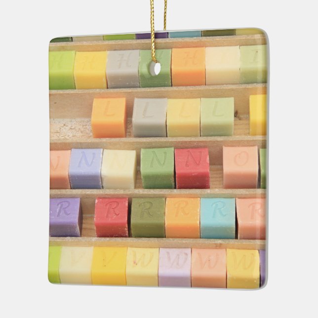 Savon de Provence Ceramic Ornament (Left)