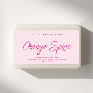 Savon moderne simple élégant cosmétique étiquette