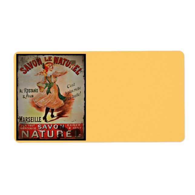 Savon vintage Naturel (Devant)