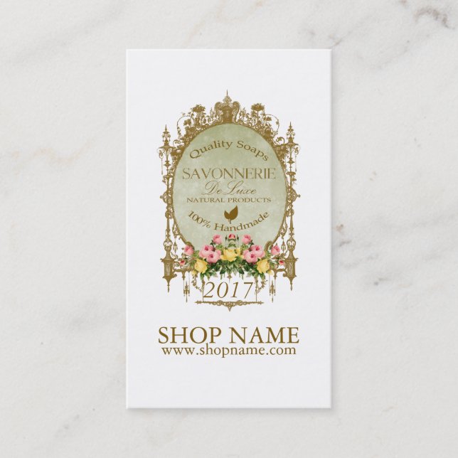 SAVONNERIE ~ Business Card (Front)