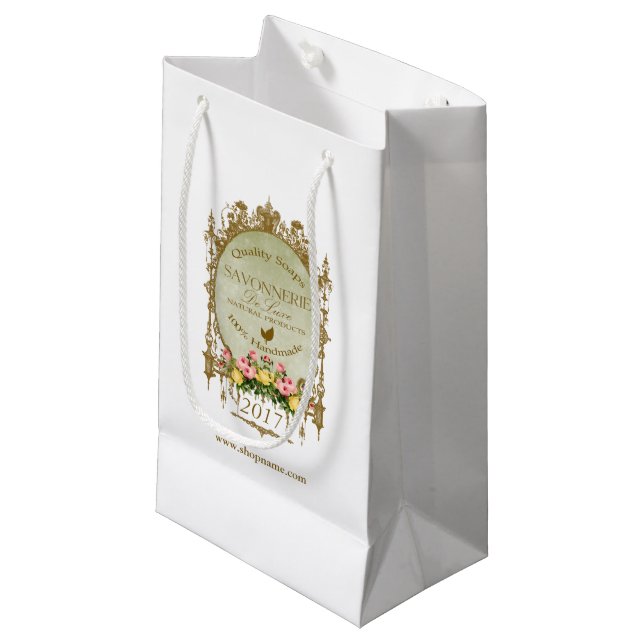 SAVONNERIE ~ Cadeau-, Sac Boutique (Devant Angle)