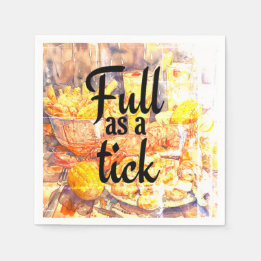 Savour the Flavour: Full as a Tick Low Country Boi Napkin