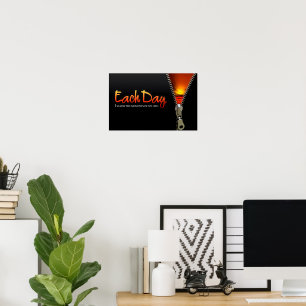 "Savour the moments" Motivation Affirmation Poster