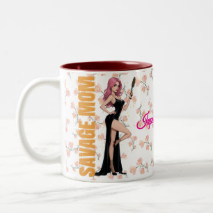Savourer maman Mug - Glamorisant Sassy Mom Gift wi