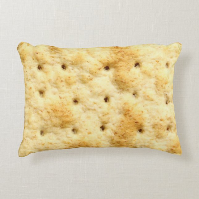 Savoury biscuit accent pillow (Front)