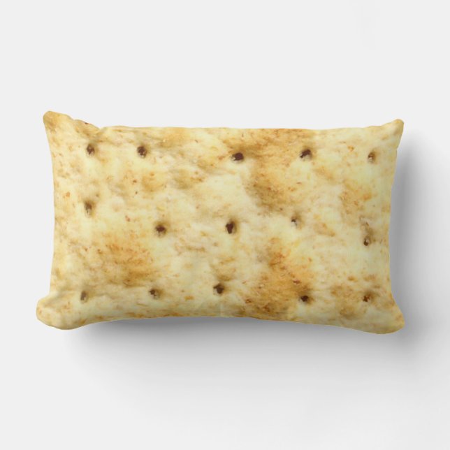 Savoury biscuit lumbar pillow (Front)