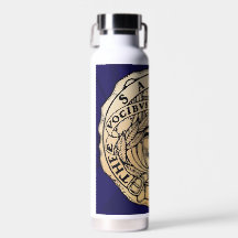 Savoy Blue and Gold Water bottle