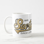 Savta/Hebrew Grandmom Mug "AKA Savta Since..."<br><div class="desc">Savta/Hebrew Grandmom Mug "AKA Savta Since... " Personalize by deleting, "AKA Savta Since 2009" and "We love you so much, Steven, Sarah, Karen, Robbie and Shana." Then choose your favourite font style, size, colour and wording to personalize your mug! Create a simply simple gift by adding some goodies to the...</div>