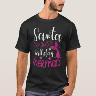 Savta Of The Birthday Mermaid Party Bday Celebrati T-Shirt