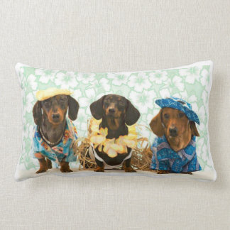 Savvy Dachshunds Lumbar Pillow