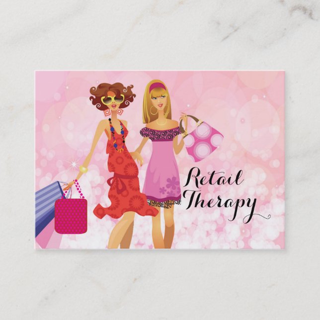 Savvy Shoppers Carte de visite (Devant)