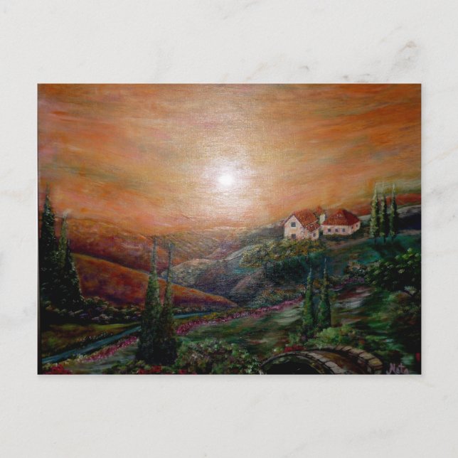 Savy's Tuscany Postcard (Front)