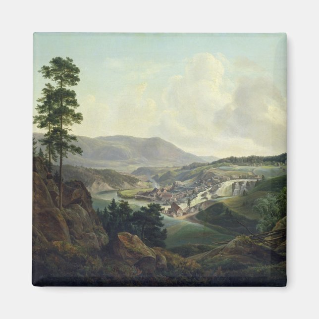 Saw Mill in Norway, 1827 Magnet (Front)