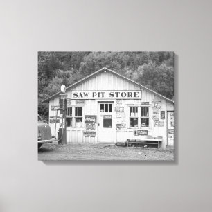 Saw Pit Store, 1940 Canvas Print