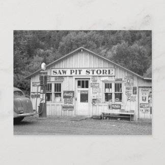 Saw Pit Store, 1940 Postcard