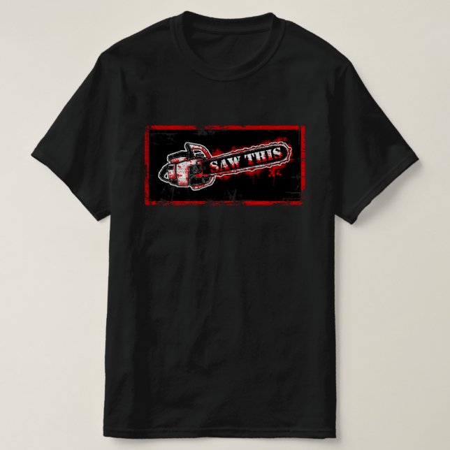 SAW THIS -Rectangle T-Shirt (Design Front)