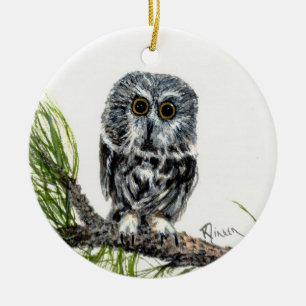 Saw Whet Owl ornament