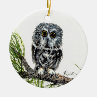 Saw Whet Owl ornament