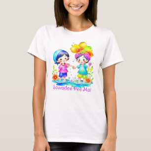 Sawadee Pee Mai Watercolor T-Shirt