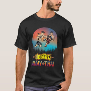 Sawadee Thai Traditional Sak Yant Thai Twin Tiger T-Shirt