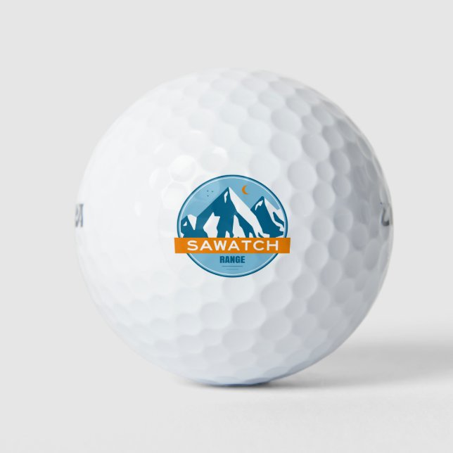 Sawatch Range Colorado Golf Balls (Front)