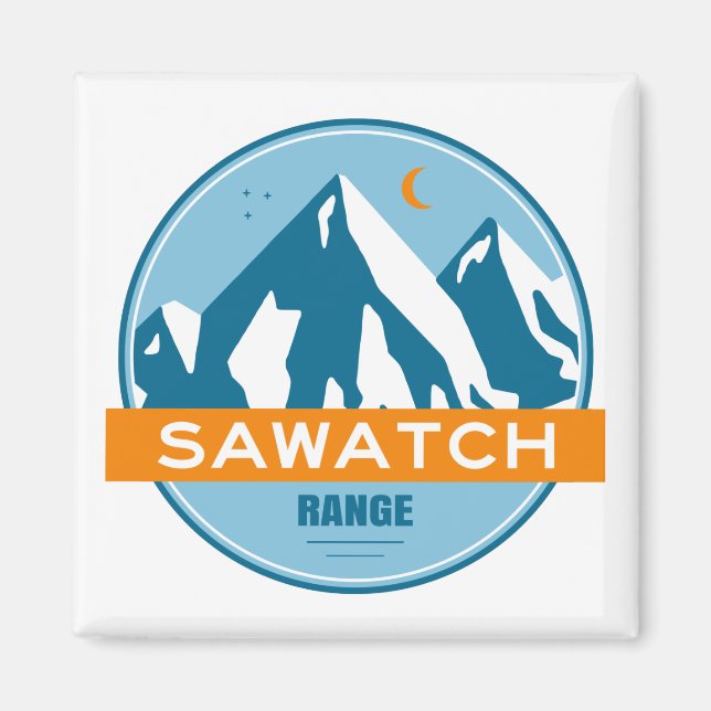 Sawatch Range Colorado Magnet (Front)