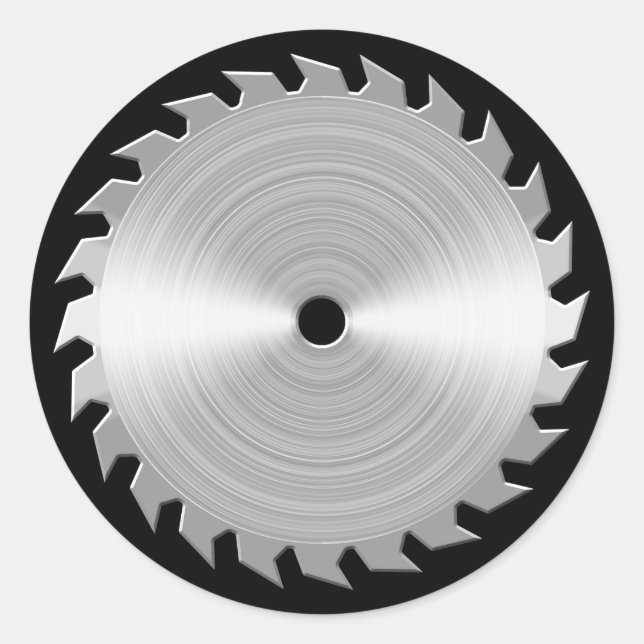 Sawblade Classic Round Sticker (Front)