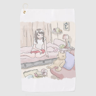 Sawdust Golf Towel
