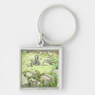 Sawdust Keychain