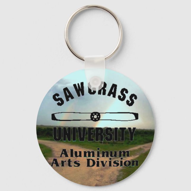 Sawgrass University Aluminum Arts Division Keychain (Front)