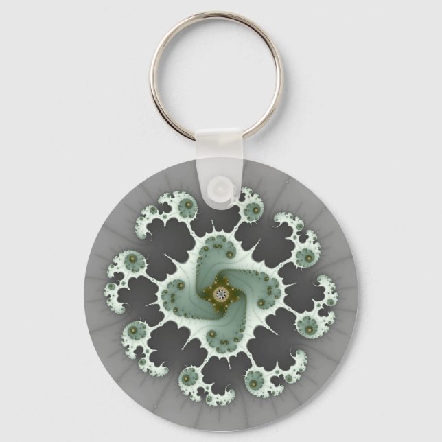 Sawheel - Fractal Keychain (Front)
