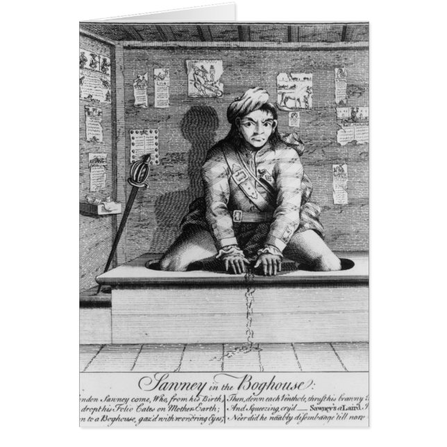 Sawney in the Boghouse, 1745 (Front)