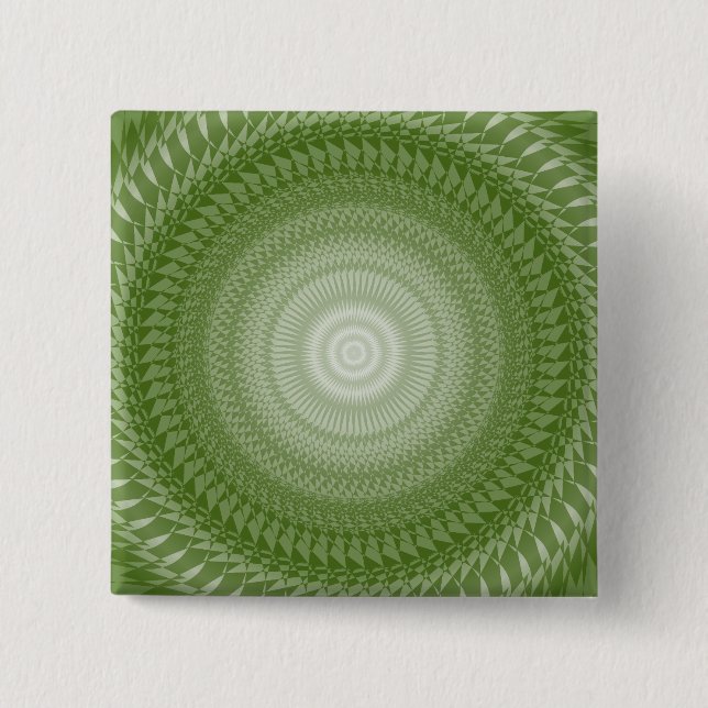 Saws Mandala in tribals 2 Inch Square Button (Front)