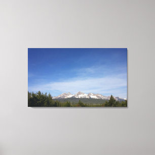 Sawtooth Mountains 40x23 Canvas Print