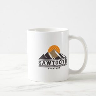 Sawtooth Mountains Idaho Forest Hiking Outdoors Coffee Mug