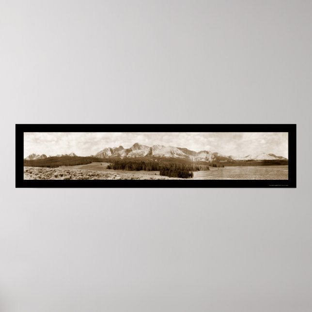 Sawtooth Mountains Stanley ID Photo 1936 Poster (Front)
