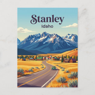 Sawtooth Scenic Byway Idaho Postcard