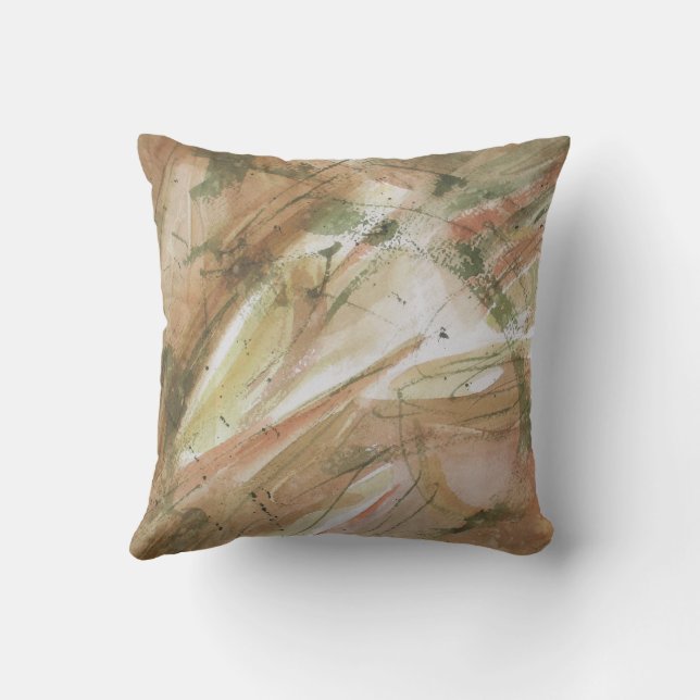 Sawtooth Throw Pillow (Back)