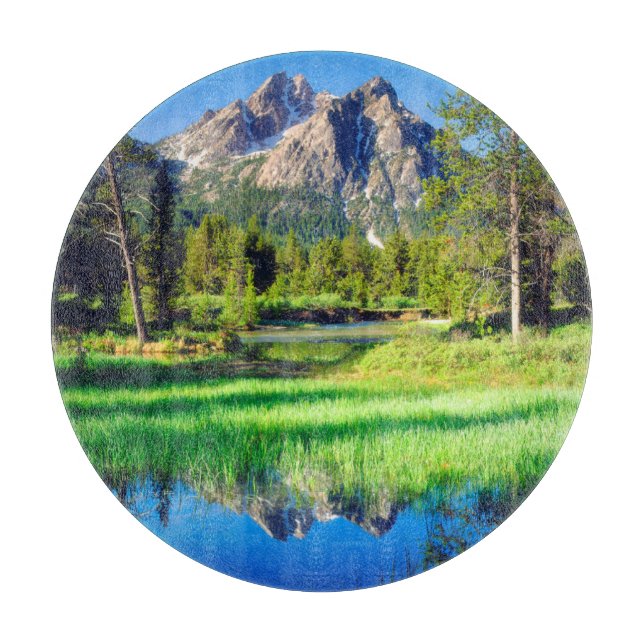 Sawtooth Wilderness Cutting Board (Front)