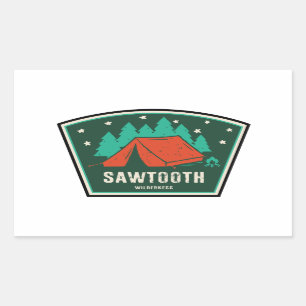 Sawtooth Wilderness Idaho Camping Sticker