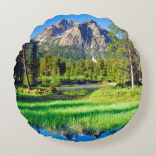 Sawtooth Wilderness Round Pillow