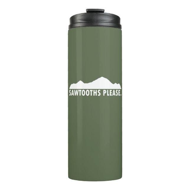 Sawtooths Please Thermal Tumbler (Front)