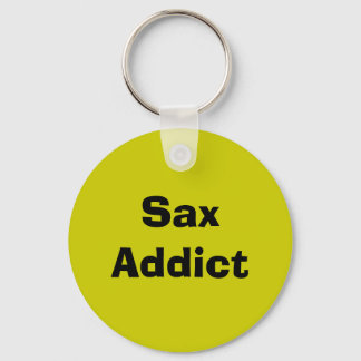 Sax Addict - saxophone Keychain