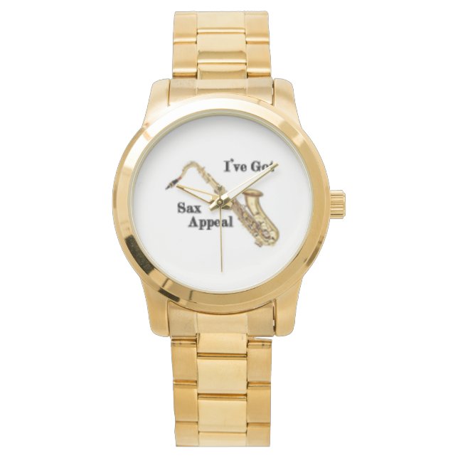 Sax Appeal Gold Watch (Front)