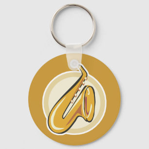 saxaphone keychain