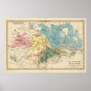 Saxe mineralogique poster