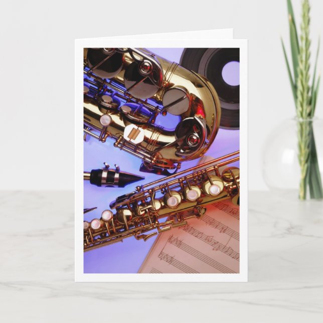 Saxes Card (Front)