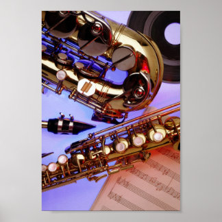 Saxes Poster