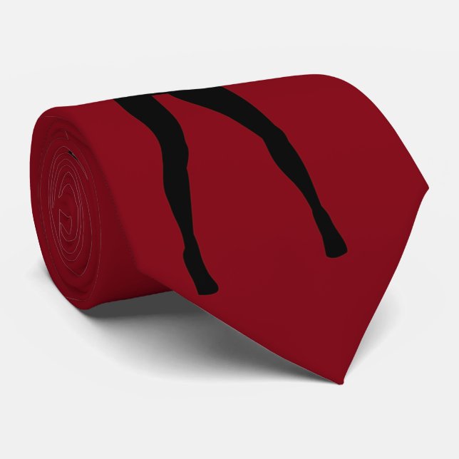 Saxo Player Woman Jazz Music Neck Tie Your Ciolors (Rolled)